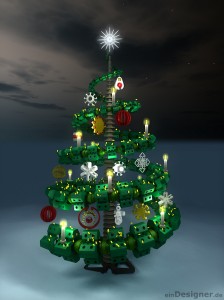 the first place of the Xmas Tree Design Contest 2010