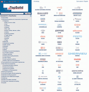 Customized version of the TracePartsOnline library for TopSolid