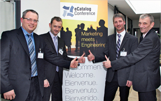 Strong partners at the 3rd eCatalog Conference: TraceParts, KiM, Crossbase, Plan Software