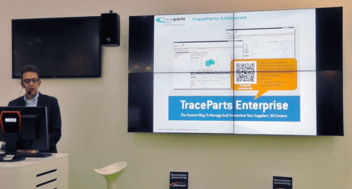 Além da crescente popularidade das soluções de publicação de modelos CAD, a TraceParts também lançou, durante a feira, um novo software chamado TraceParts Enterprise