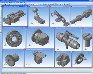 KOMPAS-3D provides direct access to TraceParts catalogs