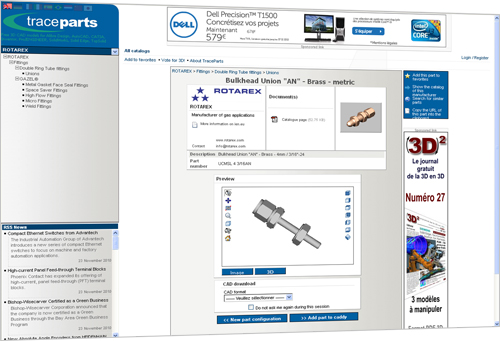 TraceParts launched the official user registration countdown of its flagship online part library www.tracepartsonline.net