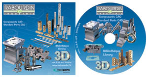 Rabourdin Industrie’s parts libraries are available at TraceParts’ website and on CD-ROM