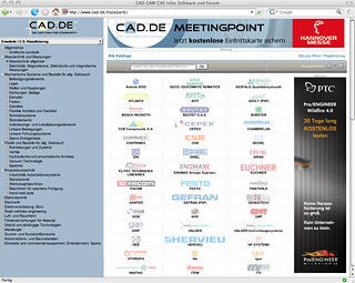 3D CAD Catalogs directly available on CAD.de