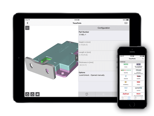 TraceParts ahora ofrece aplicaciones móviles independientes para las empresas