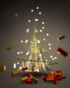 The 3rd place of the Xmas Tree Design Contest 2011