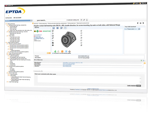 EPTDA CAD library