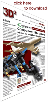 click here to download the 3D² magazine dedicated to TraceParts CAD Library