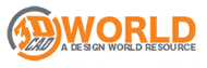 3D CAD World logo