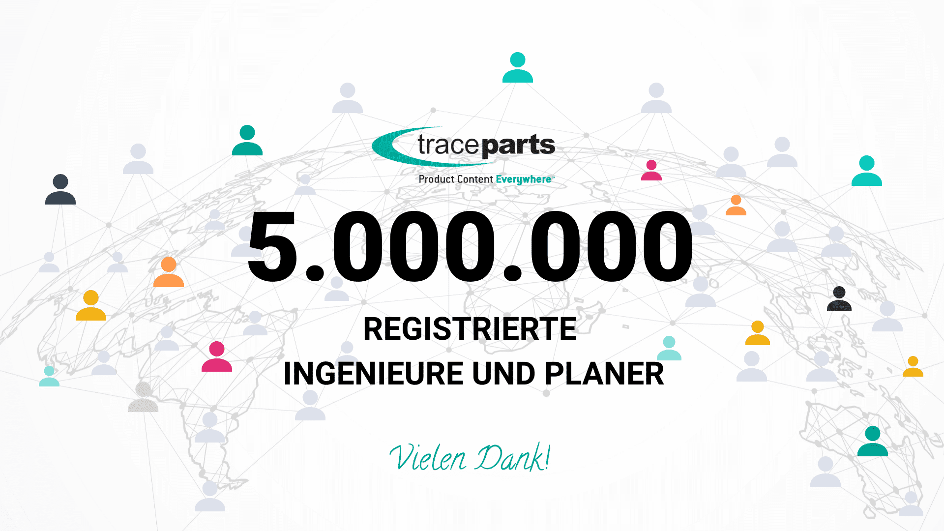Die CADContentPlattform von TraceParts feiert 5 Millionen