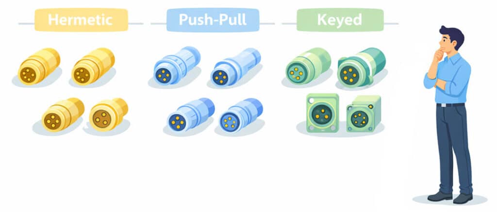 Engineer-looking-at-taxonomy-of-connectors